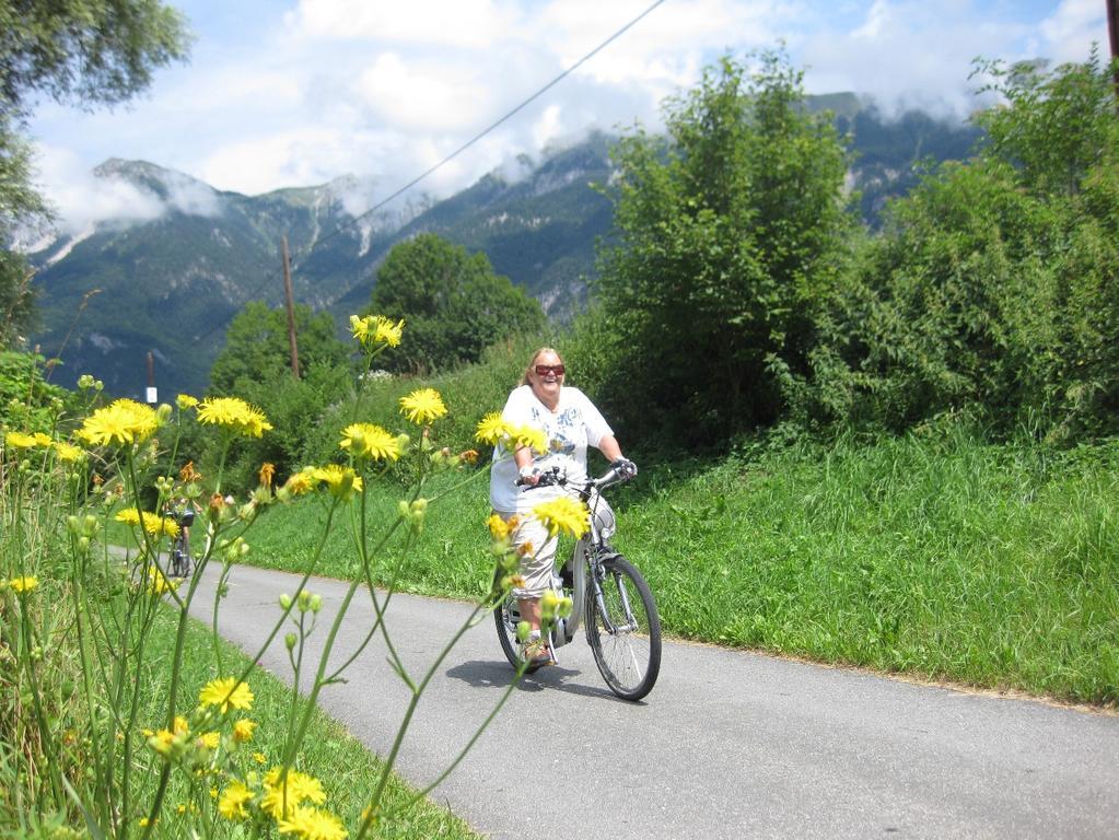 Ruhige Wohnung Mit Schoenem Eigengarten In Seeboden Am Millstaettersee Стая снимка